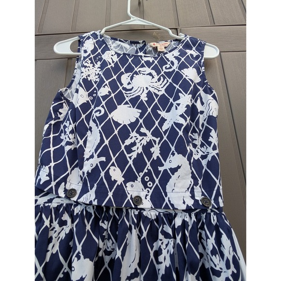Brooks Brothers Women Navy Nautical Convertible Sleeveless Dress Size 4 - Picture 7 of 14